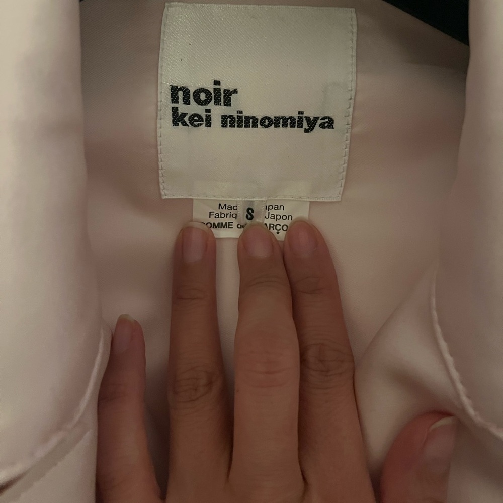 Noir Kei Ninomiya-Comme des Garcons “Biker” Jacket - Picture 9 of 15